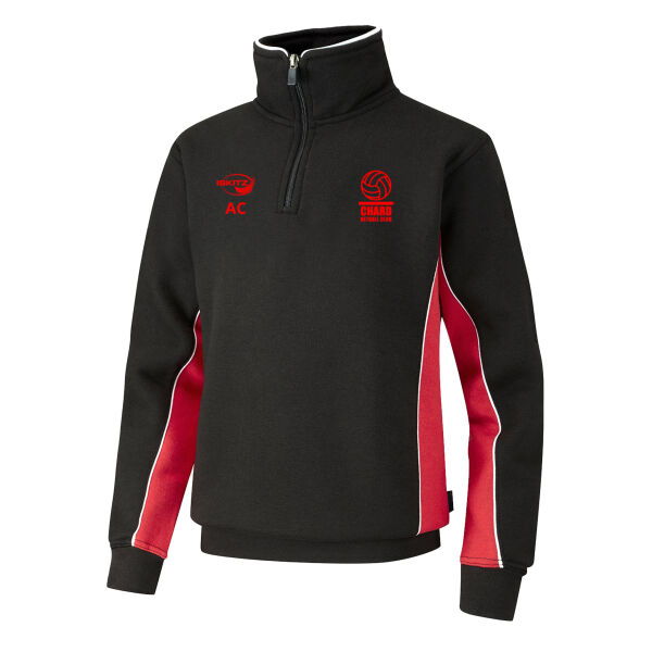 Chard Netball 1/4 Zip Top - Junior Thumbnail
