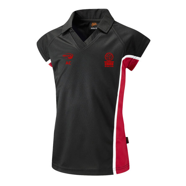 Chard Netball Polo Playing Top Adult Thumbnail