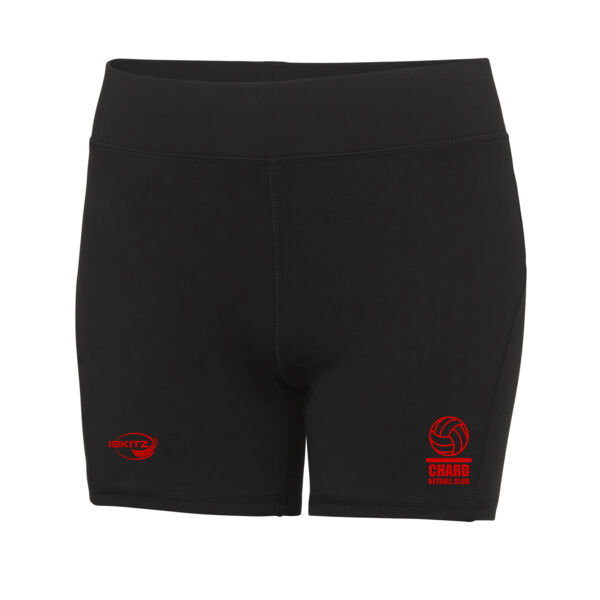 CHARD NETBALL BLACK SHORTS Thumbnail